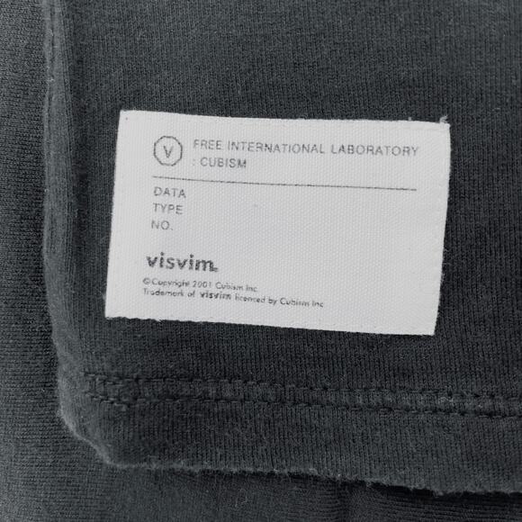 🔴 Visvim Velour Detail T-Shirt - Black - Picture 9 of 11
